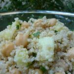 Minted Quinoa with Garbanzos